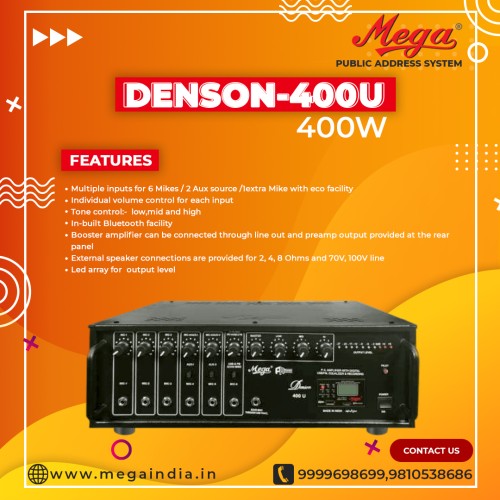 Denson  400U High power mixer Amplifier